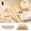 PATIKIL 5/16" x 2"(8 x 50mm) Wood Dowel Pins, 120