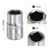 HARFINGTON 6-Point Socket 3/8" Drive 11mm Deep 1.14" Length 45#