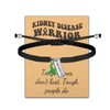 CHOORO Kidney Disease Awareness Adjustable Bracelet Kidney Disease Warrior Gift