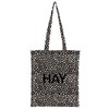 HAY Cotton Bag, Men's and Women's Tote Bag, Black Dot
