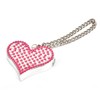 Self Defense Alarm Heart Shape Security Protect Personal Alert(Silver)