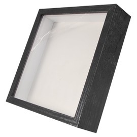 Abaodam Marco De Fotos Estereoscópico 3D Caja De Sombra Flotante De 7.59X7.59X1.77In Marco De Pared Y Mesa para Decoración del Hogar Y Regalo