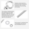 Smgda 5 Pack M6 Eye Bolt, 1/4"x 2.4" 316 Stainless
