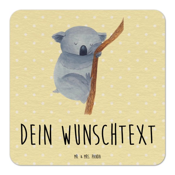 Mr. & Mrs. Panda Personalisierter Bierdeckel Koalabär 50er Set -