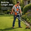 Double Shoulder Trimmer Harness for Yard Work – Adjustable Padded