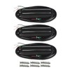 FLEOR Ceramic Hot Rail Single Coil Size Humbucker Pickups Set