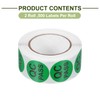 sourcing map 2Roll 1000Pcs QC Pass Labels, 1 Inch Round