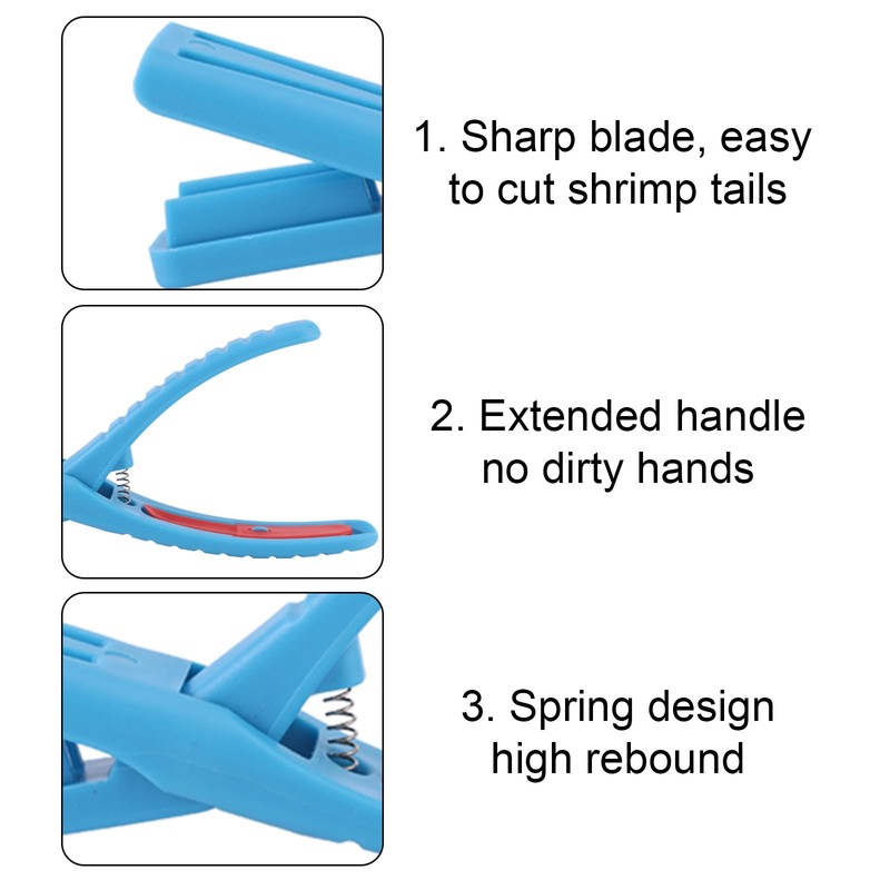 4pcs Crawfish Peeler, Plastic Crayfish Shucker, Shrimp Tail Removal Tool