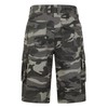 Mountain Warehouse Mens Camo Cargo Shorts Black Camo Mens W38