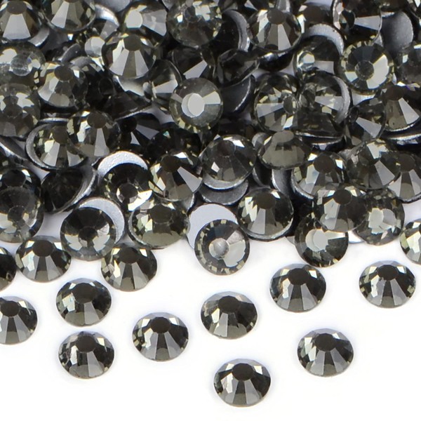 1440PCS Art Nail Rhinestones Non Hotfix Glue Fix Round Crystals