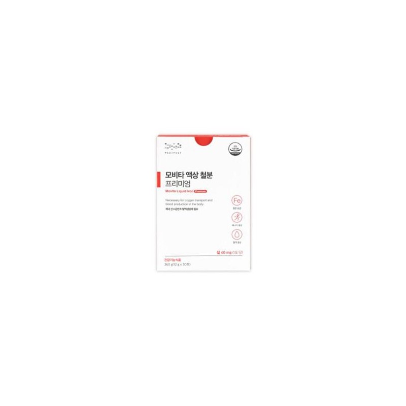 Movita liquid iron supplement iron supplement 12g 30 packets /