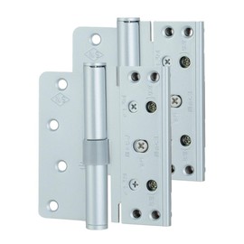 【Left Use】 Set of 2 (Upper and Lower) nakao Nakao Manufacturing 3D Adjustable Hinge NSO-3D Door Hinge Compatible for Both Upper and Lower Left (L) Use Silver SL Compatible Door Thickness: 33mm