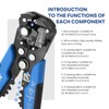 X-COTEC Wire Stripper & Crimping Tool (3-in-1 Automatic) - Automatic