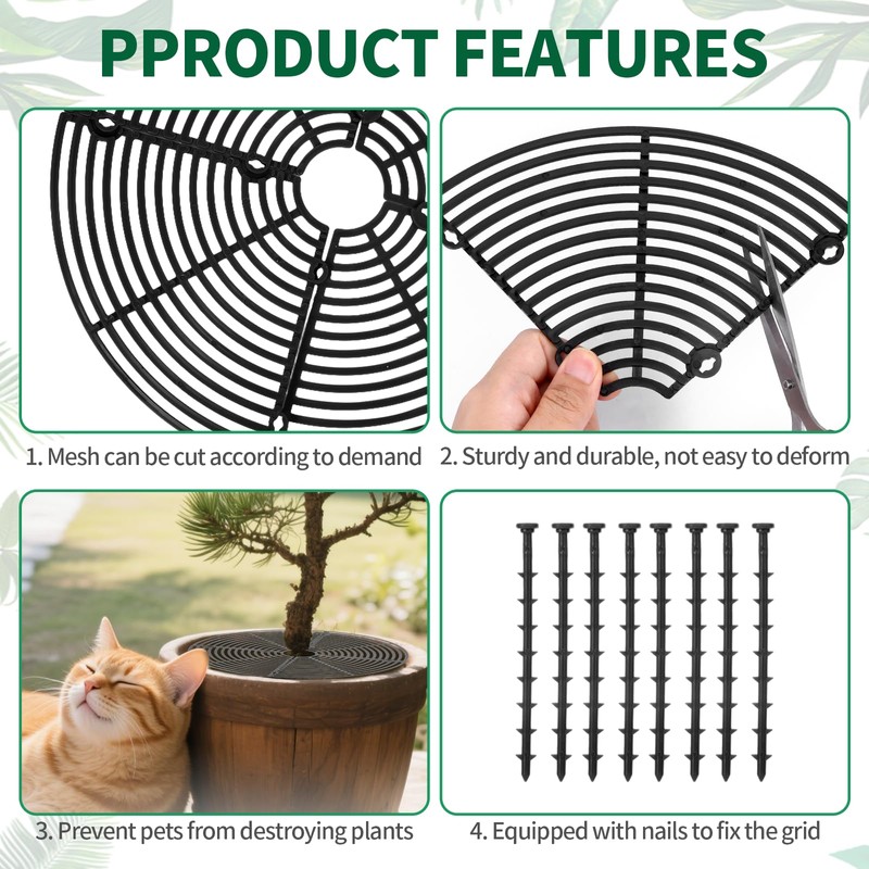 Qiuruoo 3 Pcs Plant Pot Cover, Plant Covers from Animals,
