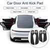 X AUTOHAUX Leather Car Door Anti Kick Pad Sticker for