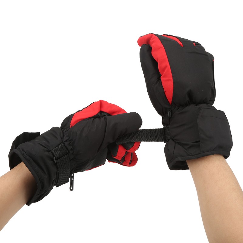 Electric Heated Gloves Polyester Waterproof Battery Powered Winter Heated Gloves