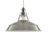 Satin Nickel Ceiling Pendant Light Adjustable Industrial Hanging Lamp Vintage