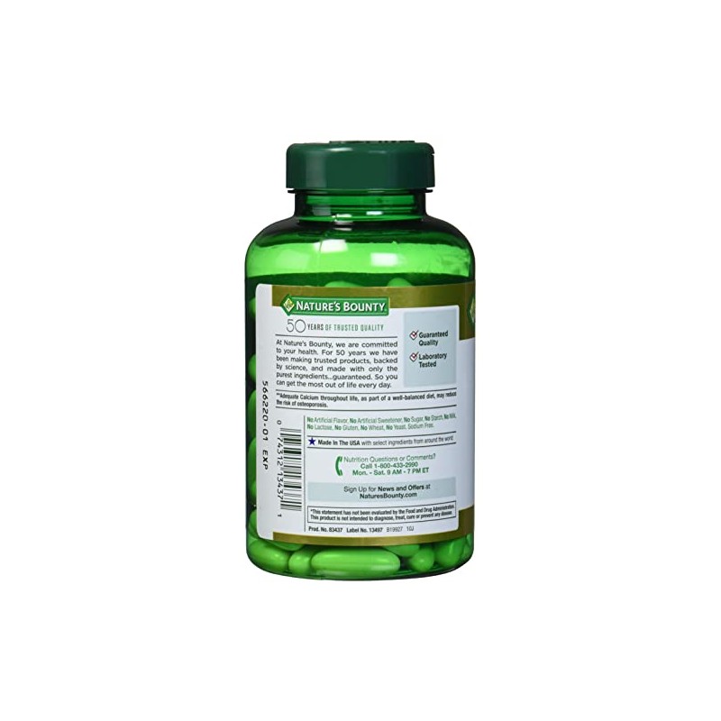 Nature's Bounty Calcium Absorbable 1200 mg with Vitamin D Liquid