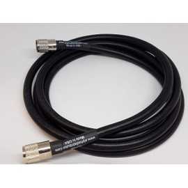 50ft RG8u Coax Cable with AMPHENOL PL259s Attached