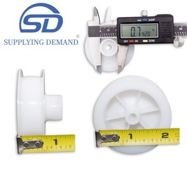 Supplying Demand WE12X20395 WE03X31620 Clothes Dryer Idler Pulley Replacement