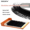 SEEDEW 3D Autofan Lashes, 0.05 LB Curl 8-15mm, Multilayer Volume