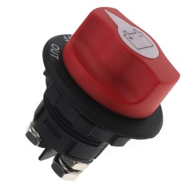 VOZINMOST Battery Disconnect Switch 50A-75A 12V-48V DC On-Off-Out Battery Master Cut Shut Off Isolator Switch for Marine Boat RV ATV Car, 1 Years Warranty