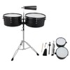 Lykos Percussion 13" & 14" Timbales Drum Set with Stand