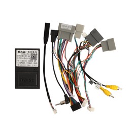 ViaBecs 16PIN Car Radio Wire Harness with Canbus Adapter for 2015-2016 Honda CRV 2.4L, 2014-2015 Civic Support Steering Wheel Controls, Factory Backup Camera for Aftermarket Android Stereo Head Unit