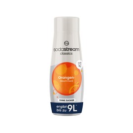 SodaStream SodaStream Sirup Orange ohne Zucker, 1x Flasche ergibt 9 Liter Fertiggetränk, Sekundenschnell zubereitet und immer frisch, 440 ml