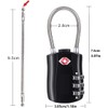 TSA Approved Luggage Combination Locks,T Tersely 2 Pack Travel Suitcase