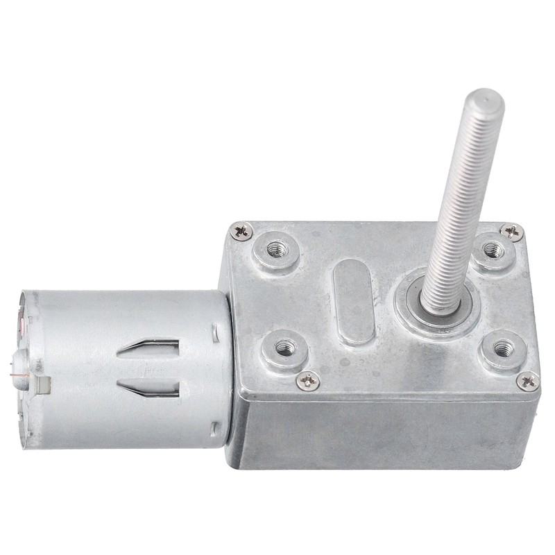 Gear Motor Speed Reduction Worm Self Locking M6 Thread 50mm