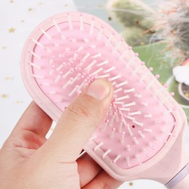 GBSTORE Detangling Hair Brush Airbag Comb Massage Comb with 2 Pcs Hair Brush Cleaner Rakes for Curly Hair, Wet Dry and Girls, Women