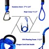 NIUGRECF 4FT Boat Bungee Dock Line Marine Rope 2-Pack for