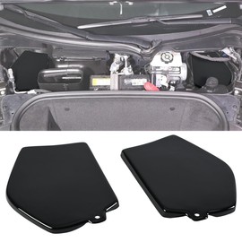 BILLFARO Front Strut Tower Covers, Gloss Black ABS Engine Bay Shock Protection Panel Cover w/o Trim Mag Ride Replacement for Corvette C8 Stingray Z51 2020-2023