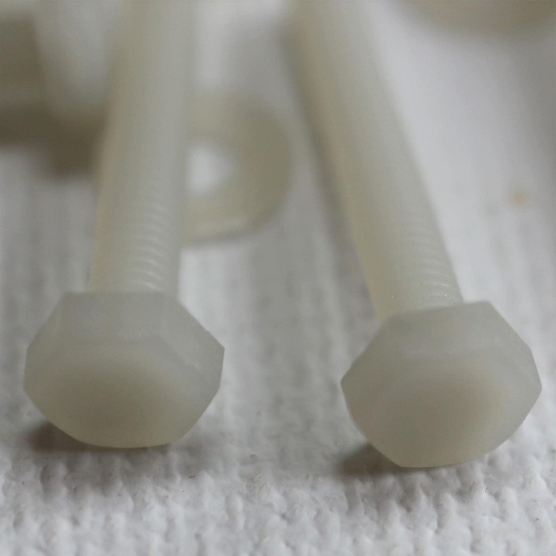 50 x Glass Filled Reinforced Super Nylon Hex Head, M3