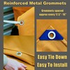 Small Heavy Duty Canvas Tarp 4x6 Feet 16oz Water-Resistant Canvas