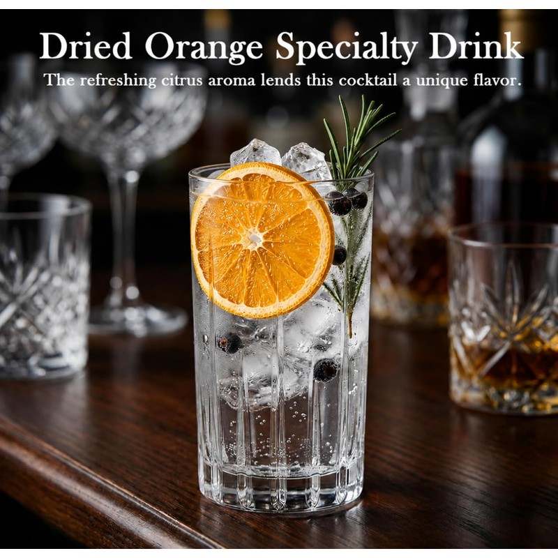 SHEEP&SHEEP Dehydrated Orange Slices, 4 oz (114g), All Natural Dried