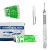 artlab-Pack of 100 Surgical Blades #10,Scalpel Blades for Surgical Knife
