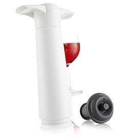 VacuVin 854260 Vacuum Wine Saver With White Pump