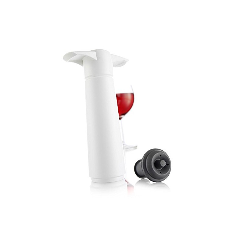 VacuVin 854260 Vacuum Wine Saver With White Pump