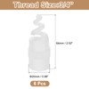 sourcing map 6Pcs Spiral Cone Nozzles, 3/4" Male PP Plastic