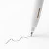 Zebra Pen bLen Retractable Gel Pen, White Barrel, Medium Point,