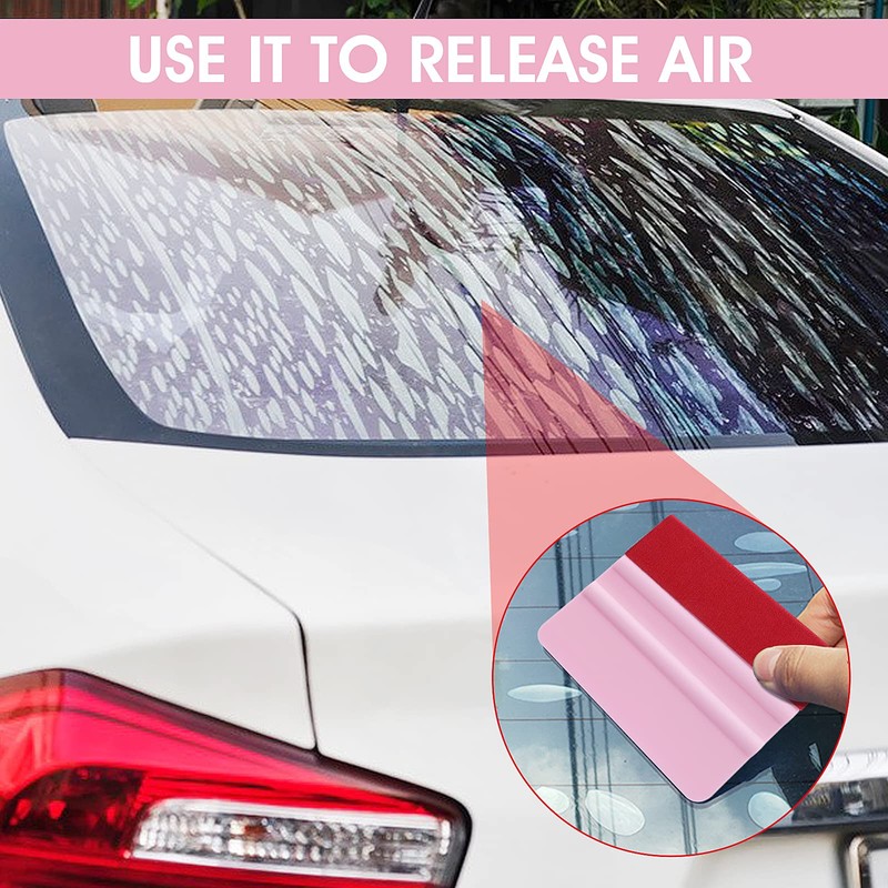 2 PCS Vinyl Squeegee Tool Felt Edge Squeegee Decal Squeegee