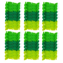 BEMITON 96 Pieces Dinosaur Track Expansion Set - Birthday Gift for 3 4 5 6 7 Year Old Boys Kids, Track Pack Compatible with Dino Race Car Toys, Add-On Accessories for Building Play Sets