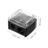 SAFIGLE Dual Hole Makeup Pencil Sharpener 5pcs Portable Eyeliner and