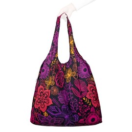 Nanobag - Bolsa de mano ultraligera de tamaño extragrande para mujeres y hombres, bolsa de comestibles reutilizable resistente, bolsa de compras plegable, bolsa de tela plegable con asas, bolsa de
