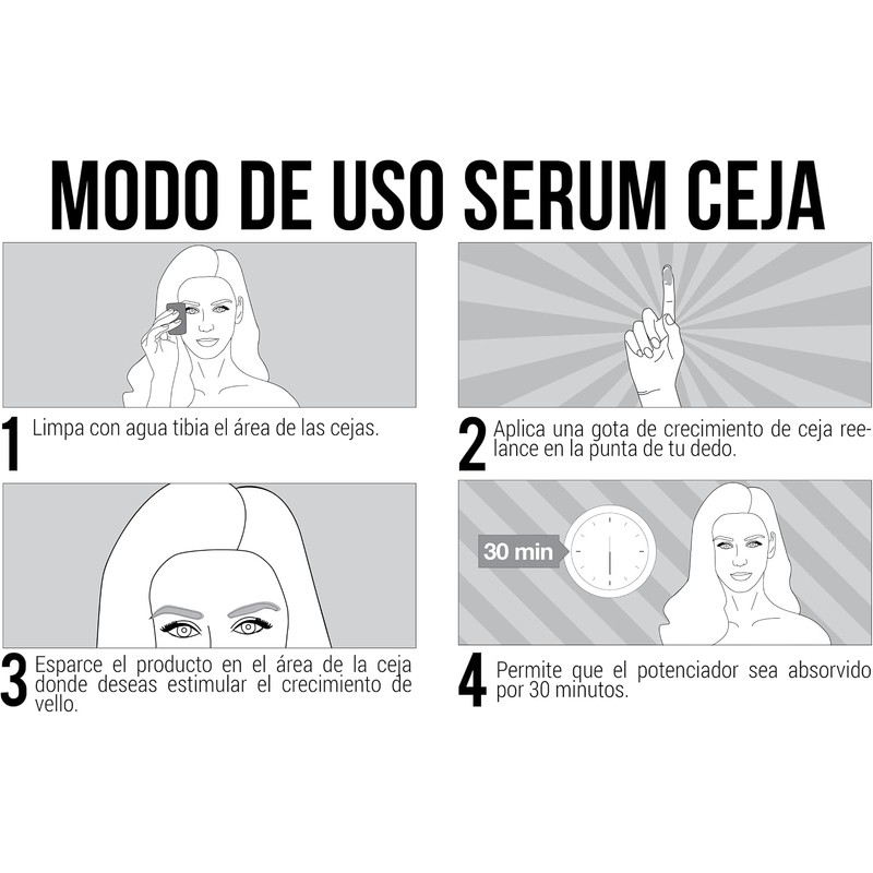Tres Reelance Potenciador para Crecimiento de Ceja 60 ml