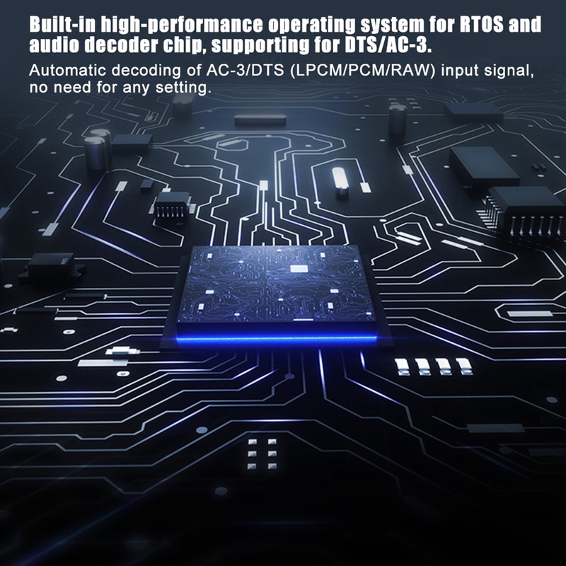 4K 3D HDMI 5.1 to Analog Output Digital Audio Decoder