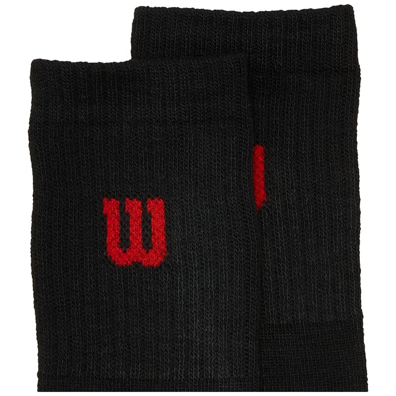 Wilson 10 Piezas Calceta para Niños, color Negro/Oxford, Talla MD