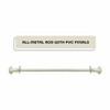 Decorative Window Curtain Rods with Finials, 28 to 48 Inches,